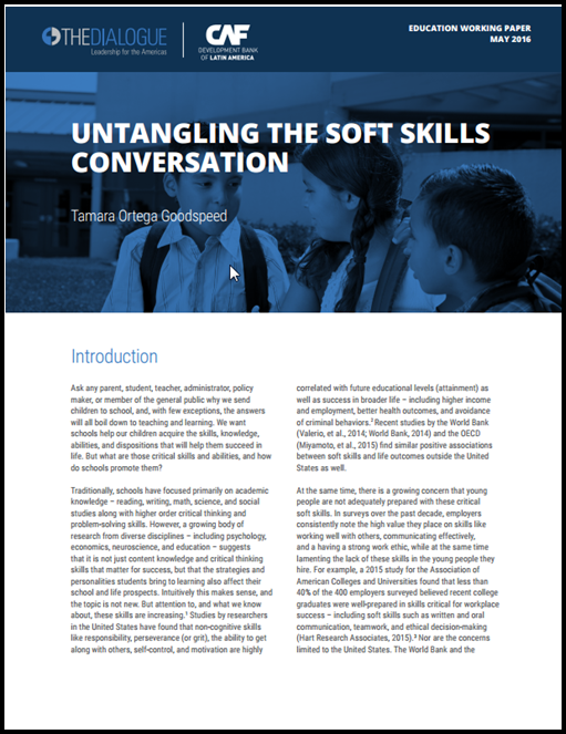 Soft Skills Report cover