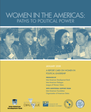 women in the americas, political power, report