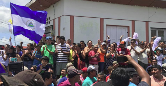 Protesters have taken to the streets several times in recent months, including last month in the city of Masaya, pictured above. // File Photo: Alianza Cívica por la Defensa de Masaya.
