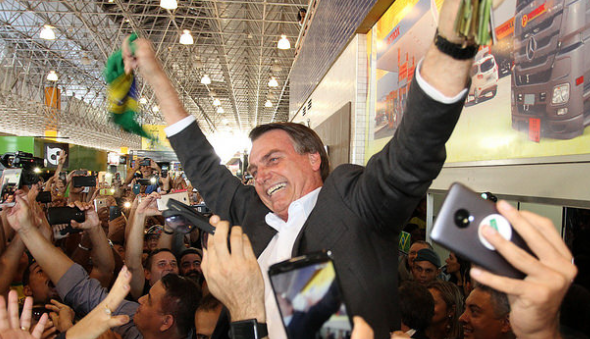 Far-right presidential candidate Jair Bolsonaro // File Photo: Bolsonaro Campaign.