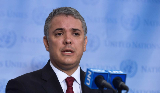 Colombian President Iván Duque is cracking down on possession of illegal drugs in public. // File Photo: Colombian Government.