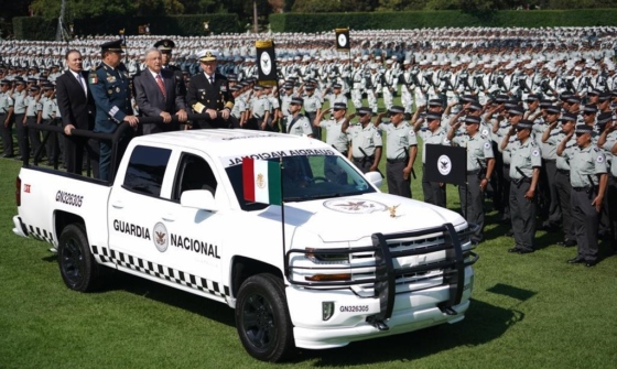 President Andrés Manuel López Obrador inaugurated Mexico’s recently created National Guard last week. // Photo: Mexican Government.