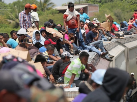 Photo of guatemalan migrants