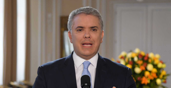 Colombian President Iván Duque’s popularity is sinking, and Colombians are planning a national strike on Thursday. // File Photo: Colombian Government.