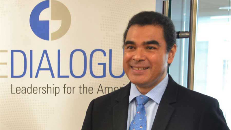Photo of Manuel Orozco at the Inter-American Dialogue Office