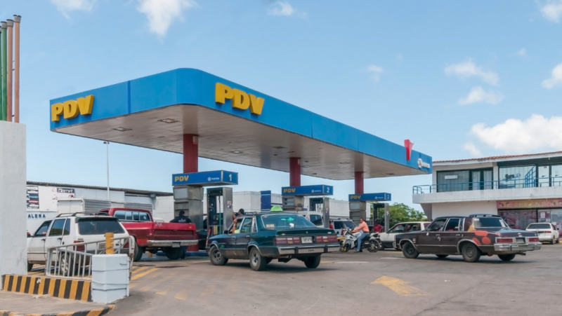 PDVSA gas station in Venezuela