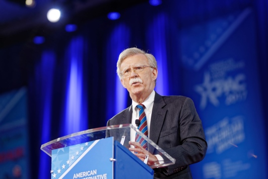 John Bolton delivers a speech at CPAC