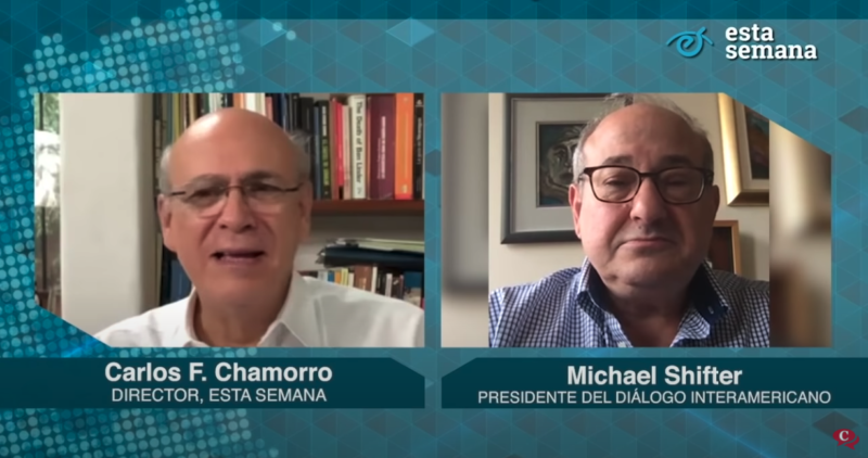 Carlos F. Chamorro interviewing Michael Shifter