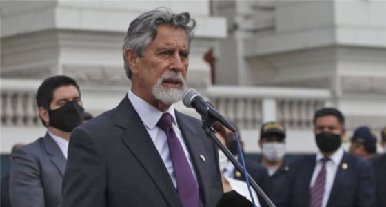 Peru's new president, Francisco Sagasti.