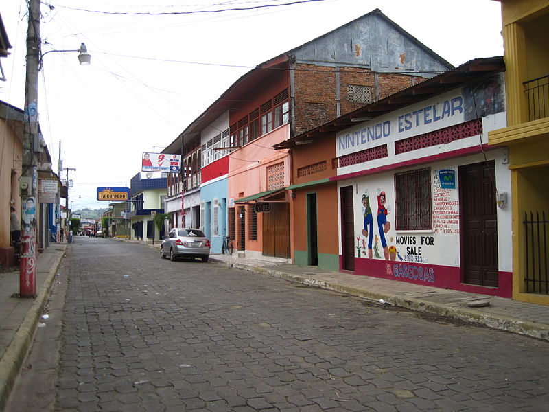 Street in Rivas, Nicaragua