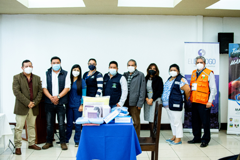 Donation of Covid-19 supplies in Guatemala