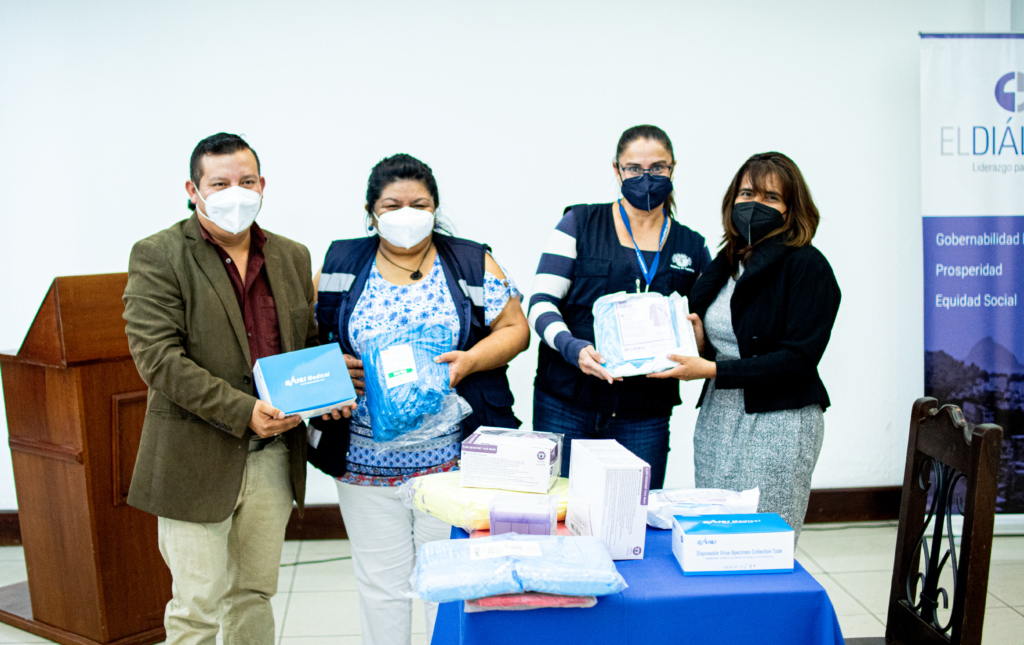 Donation of Covid-19 supplies in Guatemala