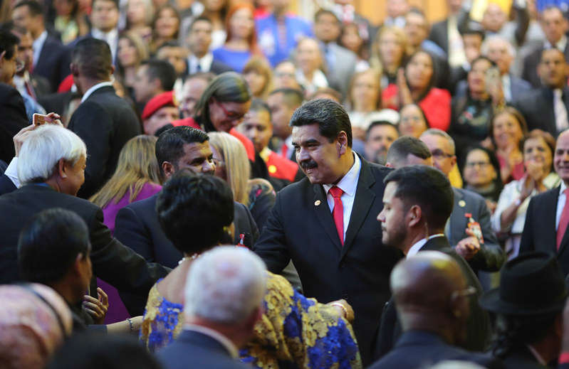 La toma de posesión de Presidente de Venezuela, Nicolas Maduro.