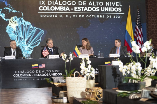 Secretary Antony Blinken and Vice President Marta Lucia Ramirez in Bogota