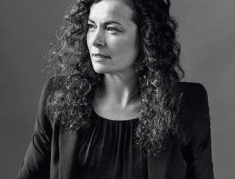 Almudena Bernabeu profile image in black and white