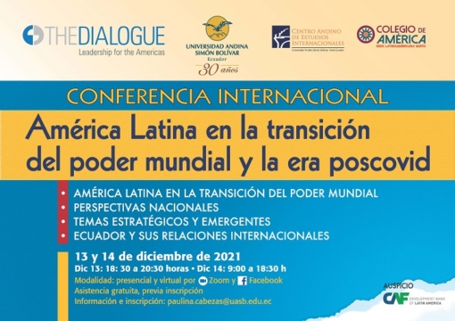 América Latina en la transición de poder mundial y la era poscovid