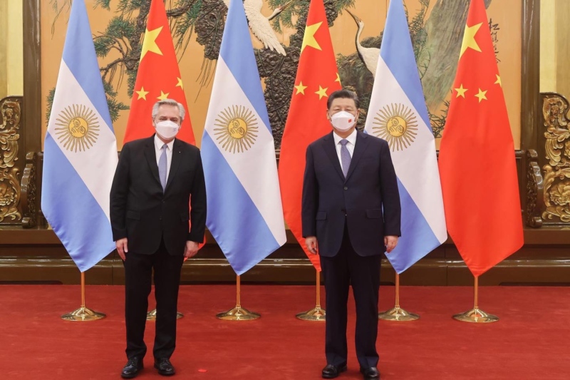 Fernandez and Xi Jinping