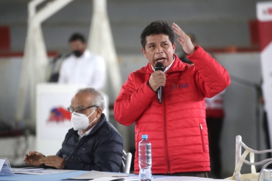 President Pedro Castillo on Thursday ordered the armed forces to supervise Peru’s highways for the next month in the face of trucking blockades over inflation that have halted travel and commerce. // File Photo: Peruvian Government.