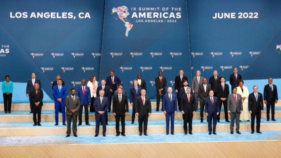 Picture of leaders at Summit of the Americas