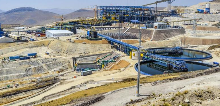 Photo of Peru’s Las Bambas mine, which restarted copper production last month following a two-month shutdown due to protests at the site. // File Photo: TV Perú.