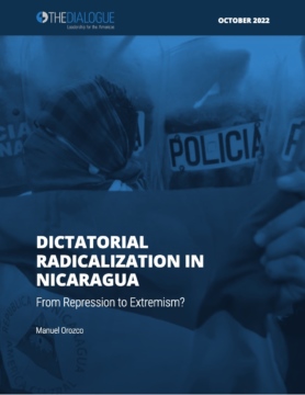 Cover photo Radicalization of Nicaragua Report