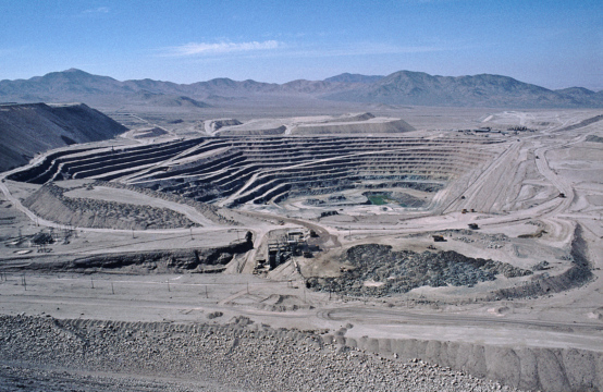 Picture of a copper mine