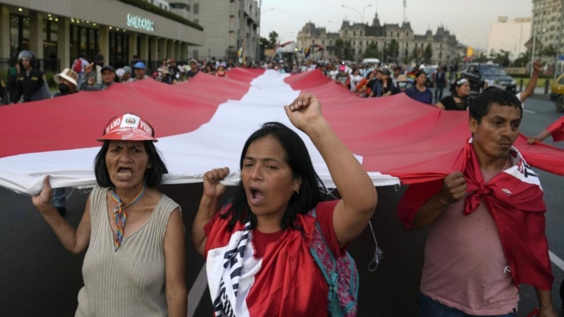 Photo of 2023 protests in Peru