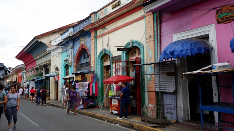 Photo of a market in Granada, Nicaragua