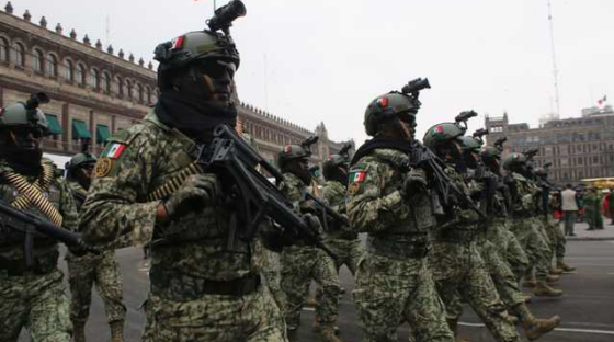 Photo of Mexican military.