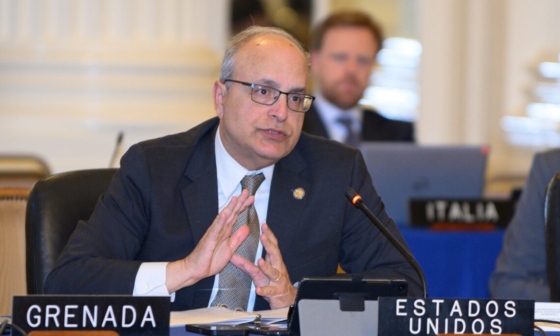 Ambassador Francisco O. Mora addresses the OAS Permanent Council, May 30, 2023.