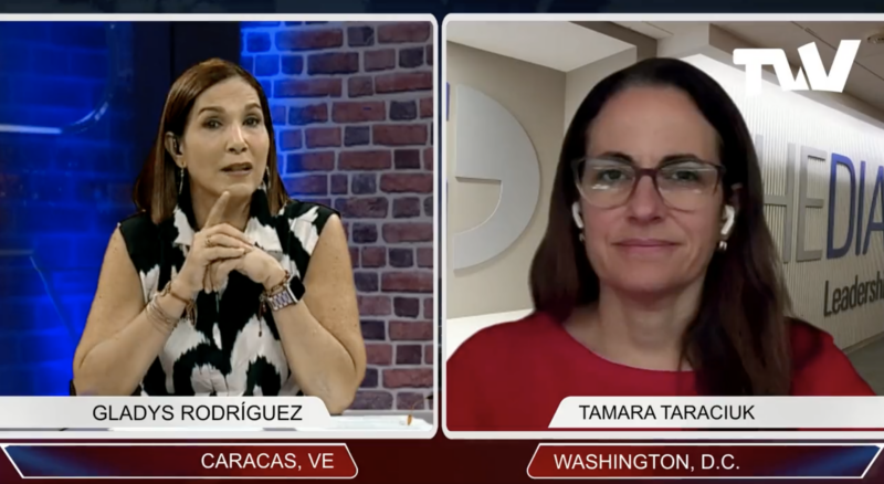 Image of YouTube video during interview with Tamara Taraciuk Broner at TVV Noticias