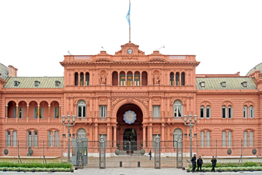 Picture of the Casa Rosada in Buenos Aires, Argentina.