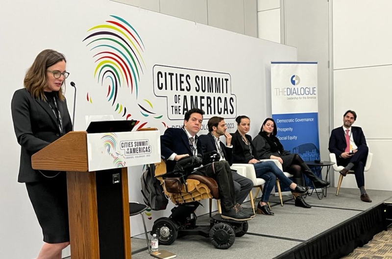 Photo of Sports Inclusion Panel in the Cities Summit of the Americas