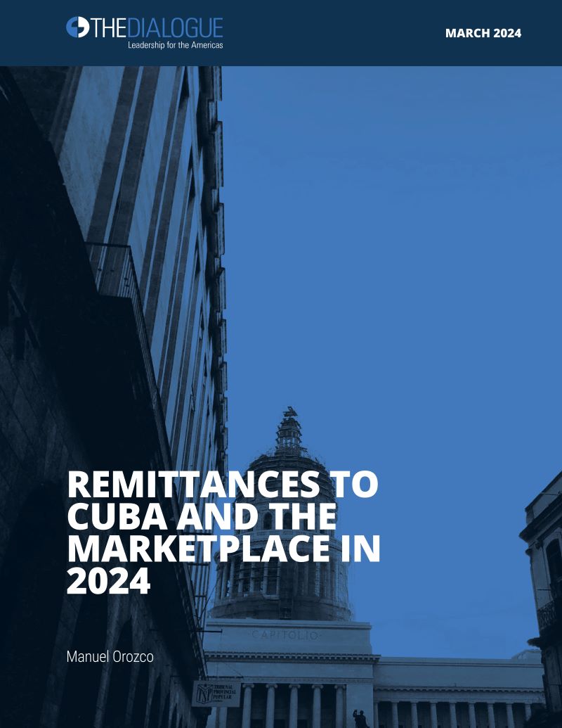 Photo of report cover for "Remittances to Cuba and the Marketplace in 2024
