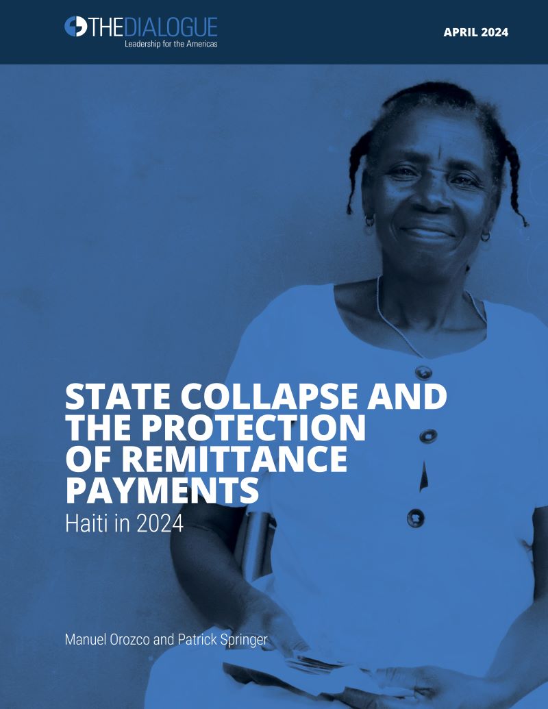 Photo of the report cover for "State Collapse and the Protection of Remittance Payments."